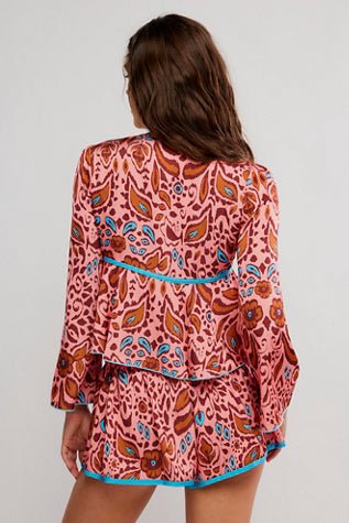 Bed to Brunch Set - Free People - Salmon Rose Combo