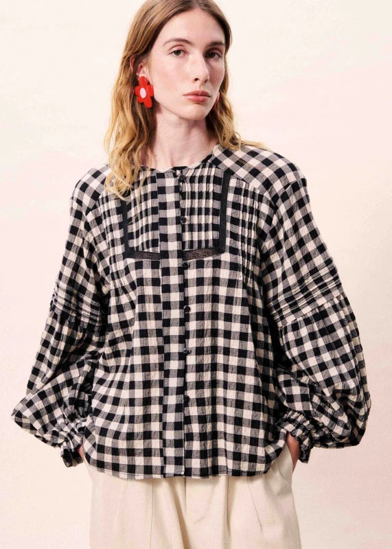Belharra Blouse - FRNCH - Noir