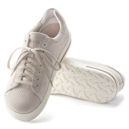 Bend Low Leather - Birkenstock - White Metallic Gold