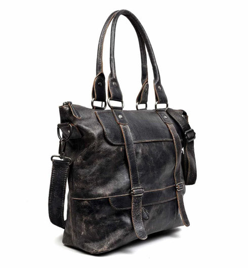 Big Fork Tote - Bed Stu - Black Lux