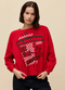 Blondie Self - Titled Shrunken Sweatshirt - Daydreamer - Ruby Red
