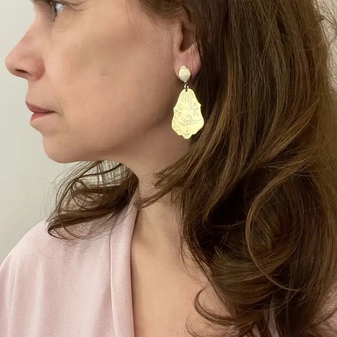 Bluebell Earrings - Sandrine France Studio - Gold