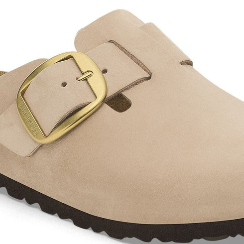 Boston Big Buckle Nubuck Leather - Birkenstock - Sandcastle
