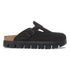 Boston Chunky Suede Leather - Black - Birkenstock - Black