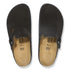 Boston Chunky Suede Leather - Black - Birkenstock - Black