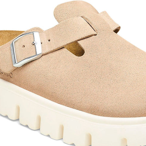 Boston Chunky Suede Leather - Birkenstock - Warm Sand