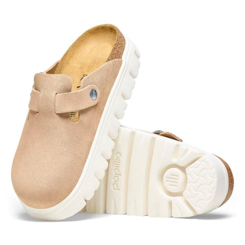 Boston Chunky Suede Leather - Birkenstock - Warm Sand
