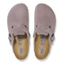 Boston Soft Footbed Suede Leather - Birkenstock - Faded Purple