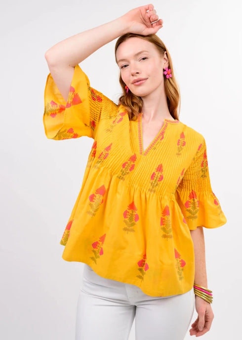 Burst of Sunshine Top - Ivy Jane - Yellow