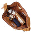Cabo Handcrafted Leather Oversized Sling - Latico - Cognac