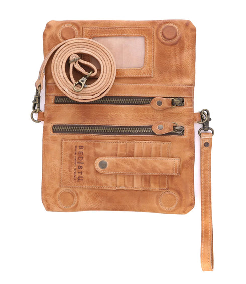 Cadence Fold Over Small Crossbody - Bed Stu - Tan Rustic