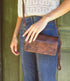 Cadence Fold Over Small Crossbody - Bed Stu - Teak Rustic