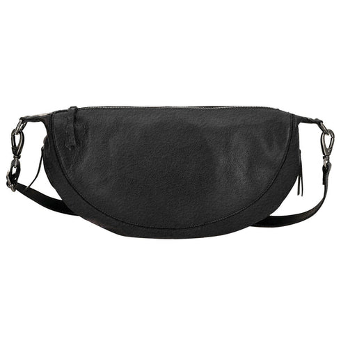 Callie Leather Sling Bag - Latico - Black