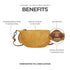 Callie Leather Sling Bag - Latico - Camel