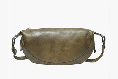 Callie Leather Sling Bag - Latico - Moss