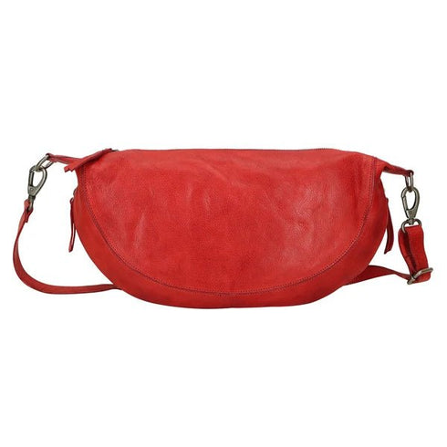 Callie Leather Sling Bag - Latico - Red
