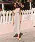 Camila Maxi Dress - Marine Layer - Cream and Navy