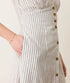 Camila Maxi Dress - Marine Layer - Cream and Navy