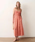 Carmen Smocked Dress - Marine Layer - Sardina Print