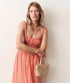 Carmen Smocked Dress - Marine Layer - Sardina Print