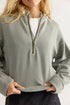 Celeste Quarter Zip - We The Free - We The Free by Free People - Seagrass