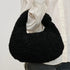 Charlene Sherpa Shearling Shoulder Bag - Urban Expressions - Black