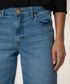 Charlotte High Rise Wide Leg with Raw Hem - KUT - Soaring