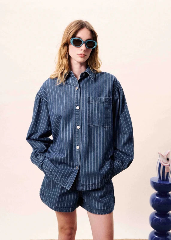 Chicamia Short - FRNCH - Blue Jean