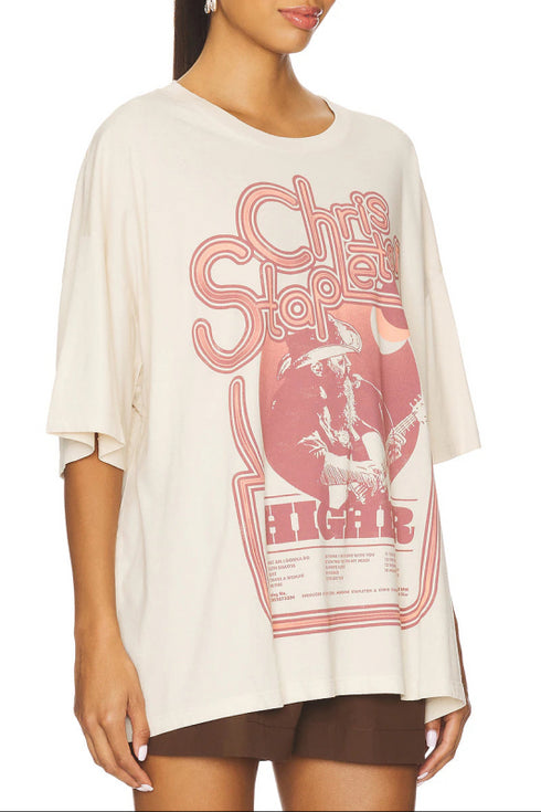 Chris Stapleton Tour Tee - Daydreamer - Dirty White