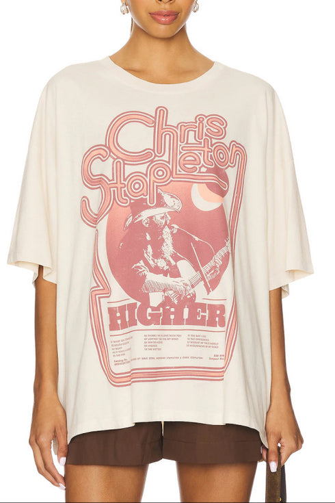 Chris Stapleton Tour Tee - Daydreamer - Dirty White