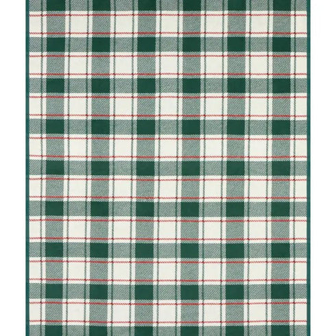 Christmas Check Blanket - ChappyWrap - Green