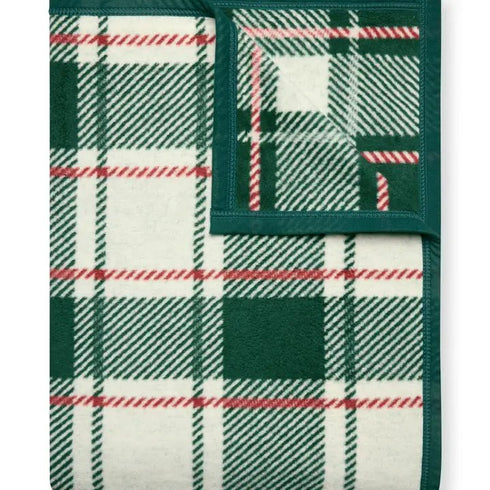 Christmas Check Blanket - ChappyWrap - Green