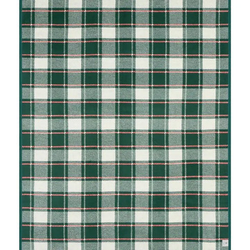 Christmas Check Blanket - ChappyWrap - Green