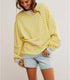 Classic Striped Crew - We The Free - Free People - Dandelion Combo