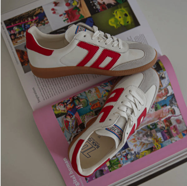 Cloud in RED sneakers - Back 70 - White/Red