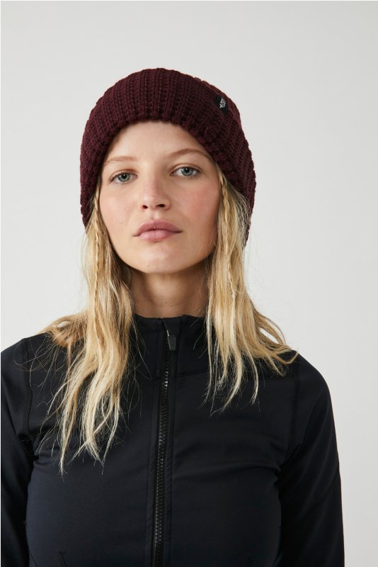 Cool Down Beanie - Free People - Elderberry