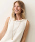 Cora Linen Mini Dress - Marine Layer - Antique White