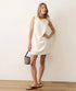 Cora Linen Mini Dress - Marine Layer - Antique White