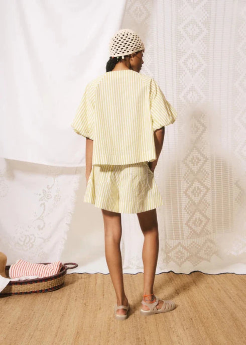 Cosimo Top - FRNCH - Pale Yellow