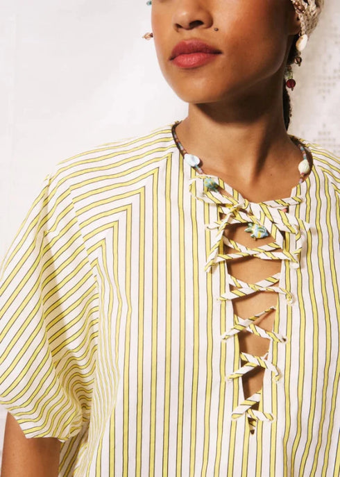Cosimo Top - FRNCH - Pale Yellow
