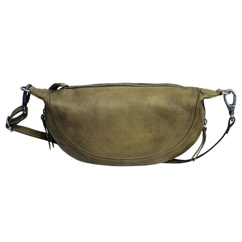 Crosby Leather Sling Bag - Latico - Moss
