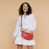 Crosby Leather Sling Bag - Latico - Red