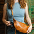 Crosby Leather Sling Bag/Crossbody - Latico - Cognac