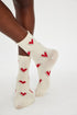 Cupids Bow Socks - Free People - Red