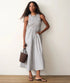 Darcy Poplin Maxi Dress - Marine Layer - Navy Stripe
