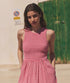 Darcy Seersucker Maxi Dress - Marine Layer - Pink Stripe