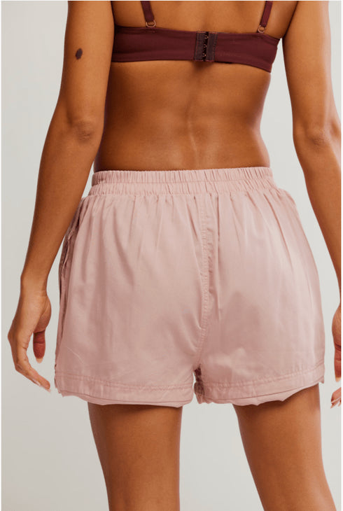 Day to Day Solid Boxer - Free People - Peacock Pink