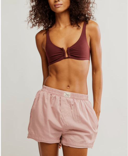 Day to Day Solid Boxer - Free People - Placid Blue