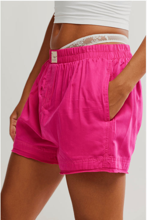 Day to Day Solid Boxer - Free People - Placid Blue