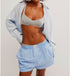 Day to Day Solid Boxer - Free People - Placid Blue